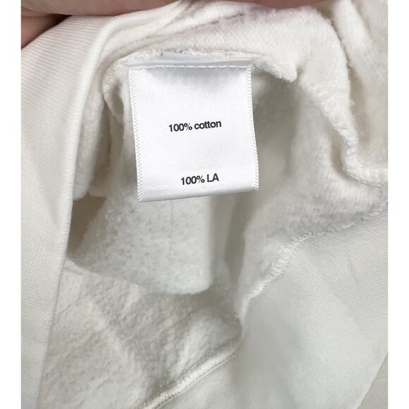 People of Leisure Def Leppard S Graphic Sweatshirt White Women - Picture 9 of 10